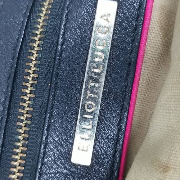 Elliott Lucca large black purse with knotted straps to carry over shoulder - Picture 7 of 10